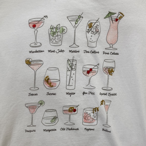 J. Crew Women's Cocktail Collector's T Shirt in size S - Picture 4 of 7